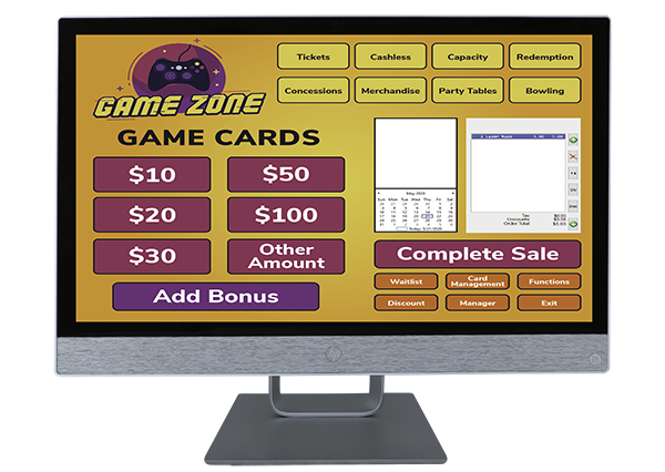 IdealOne Point of Sale Terminal for Amusement Industry