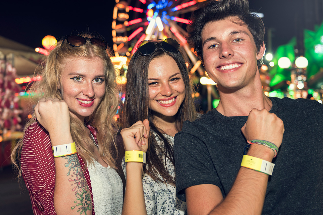 Wristband for Access to Family Entertainment Entitlements